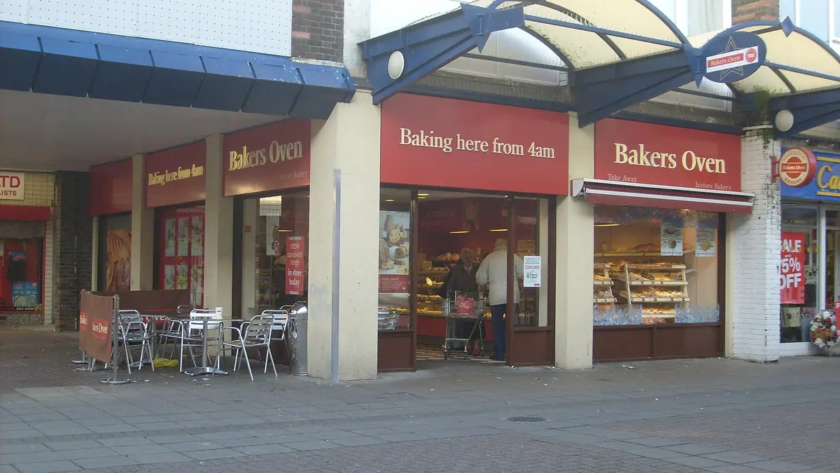 Birds – bakery in Coalville town centre